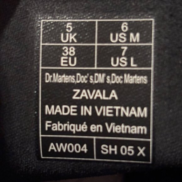 DOC MARTEN ZAVALA COMBAT BOOTS - Picture 3 of 5